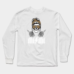 Skull Mom AC/DC-Mimi Long Sleeve T-Shirt